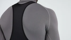 Fashion Men's Seamless Roll Neck Long Sleeve Base Layer Uomo Parte Superiore·Intimo