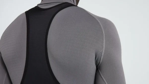 Fashion Men's Seamless Roll Neck Long Sleeve Base Layer Uomo Parte Superiore·Intimo