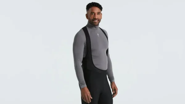 Fashion Men's Seamless Roll Neck Long Sleeve Base Layer Uomo Parte Superiore·Intimo